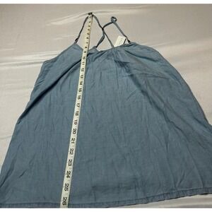 New York & Company Soho Jeans Chambray Camisole Blue Strappy Tank Top Small NWT